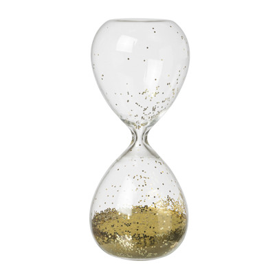 Zandloper – goudkleurig – ø6×15 cm