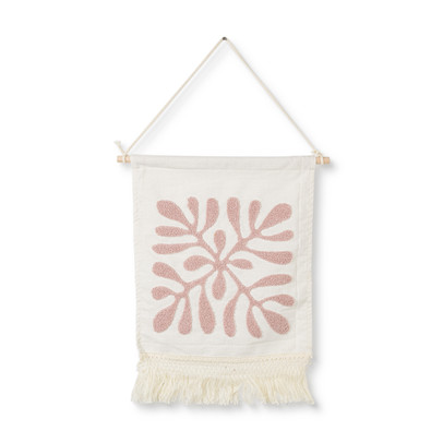 Wandhanger – roze – 47×40 cm