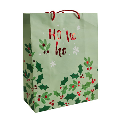 Cadeautasje – Ho Ho Ho – 26×32 cm