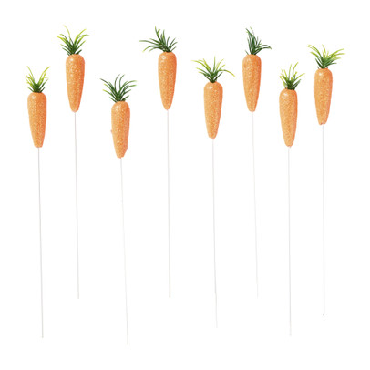 Wortel op draad – set van 8 – 14x13x2 cm