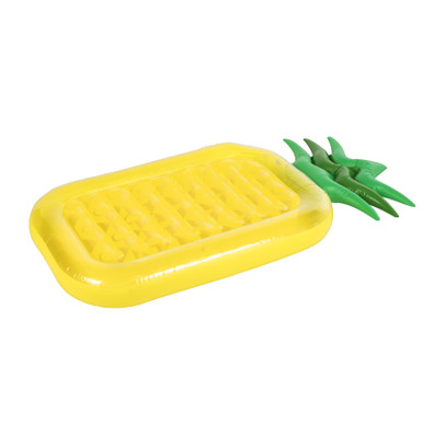 Luchtbed ananas – geel/groen – 182×81 cm
