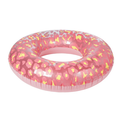 Zwemband leopard – roze – ⌀90 cm