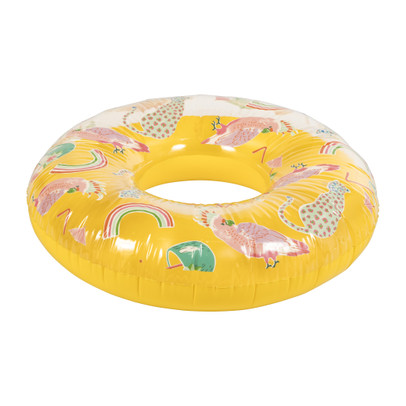 Zwemband kaketoe – geel – ⌀100 cm