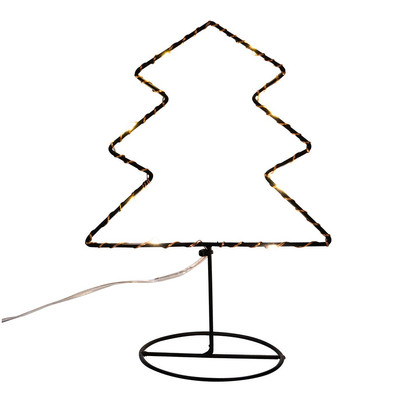 Verlichting op standaard – kerstboom