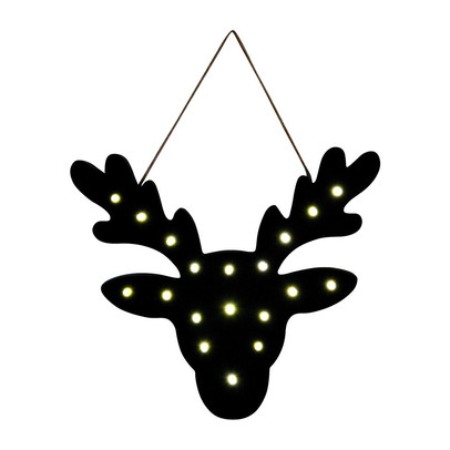 Verlichting rendier – zwart