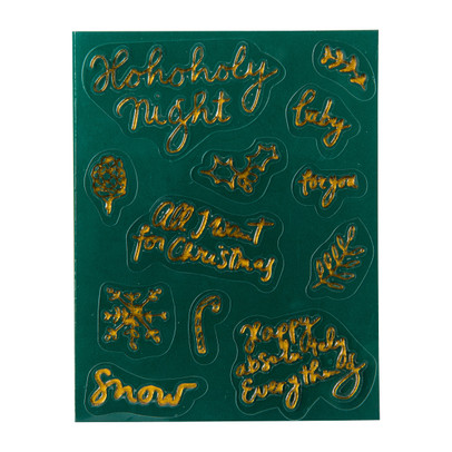 Vel met stickers