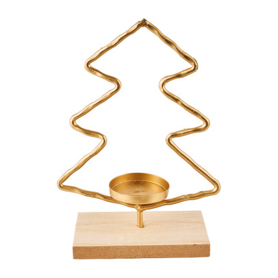 Theelichthouder kerstboom
