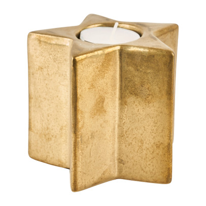Theelichthouder kerstster – 8 cm