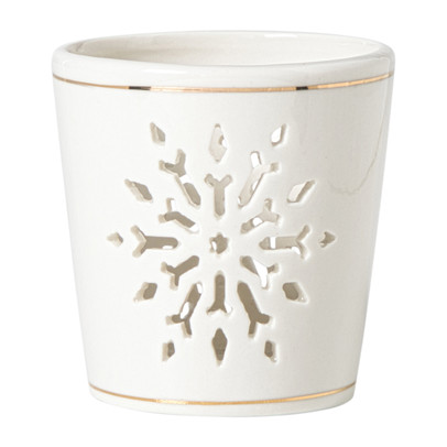 Waxinelichthouder sneeuwvlok – diverse varianten – ø7.2×7.5 cm