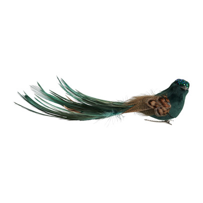 Vogel op clip – groen