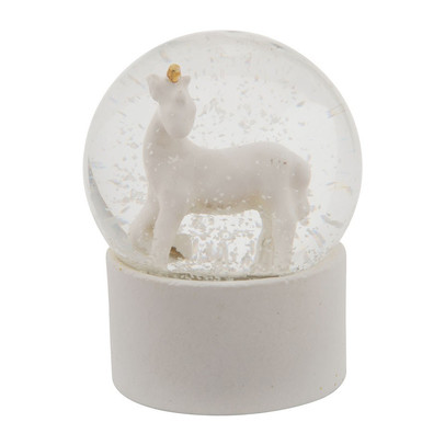 Sneeuwbol – unicorn – 4×5 cm