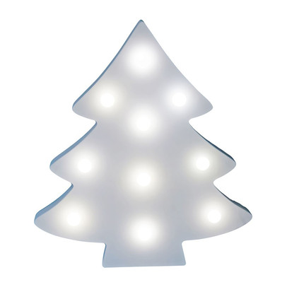 Verlichting kerstboom – wit