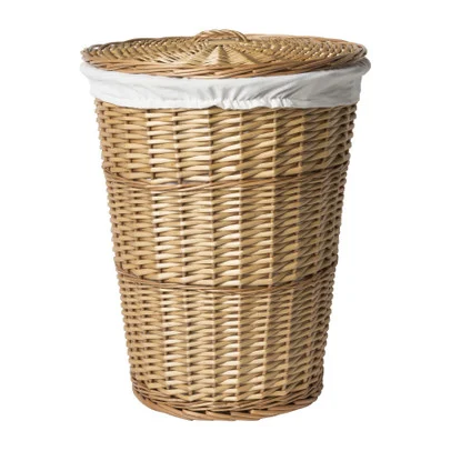 Wasmand gevlochten – naturel – 46×57 cm