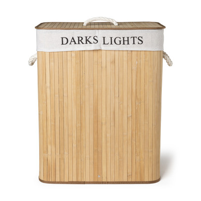 Wasmand darks/lights – bamboe – 63x50x32 cm