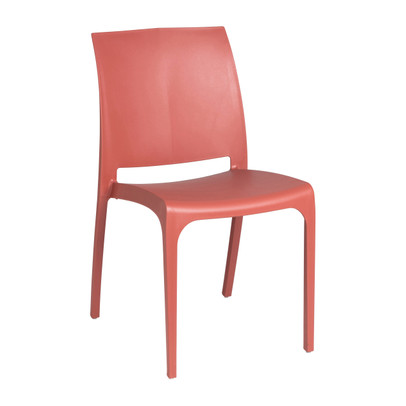 Tuinstoel Sara – rood – 80x54x46 cm