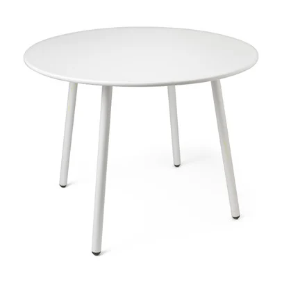 Tuintafel elisa rond – wit – ⌀95×71 cm