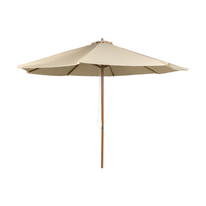 Tuinparasol naturel – hout – ⌀3 meter