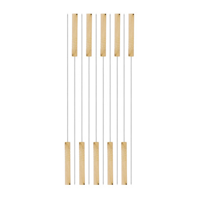10 BBQ spiezen – metaal – 48 cm