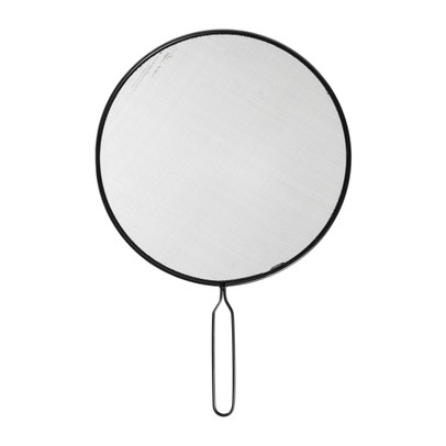 Anti-spatdeksel – zwart – 29 cm