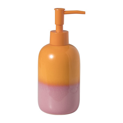 Zeeppompje duo – oranje/roze – ø7.3×18.3 cm