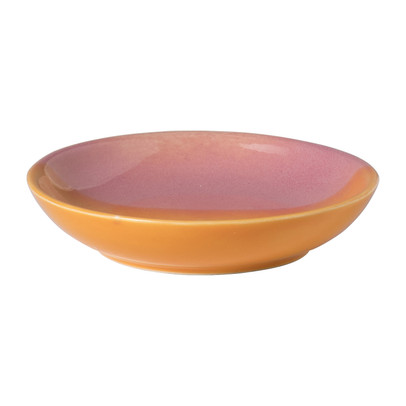Zeepschaaltje duo – oranje/roze – ø11×2.2 cm