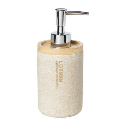 Zeeppomp sand – beige – ø8×18.5 cm