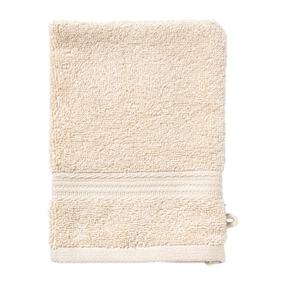Washandje – beige – 16×21 cm