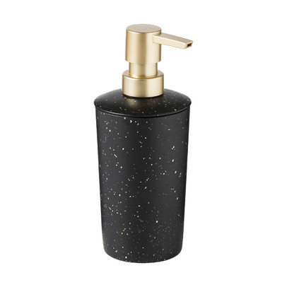 Zeeppomp spetters – zwart/goud