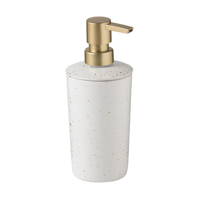 Zeeppomp spetters – wit/goud