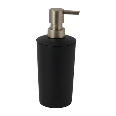 Zeeppomp metaal – zwart – ⌀8×18 cm