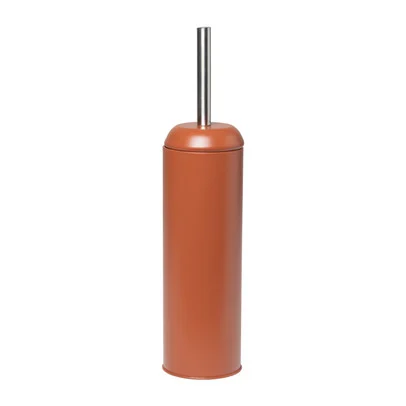 WC-borstel en houder metaal – terra – 41 cm