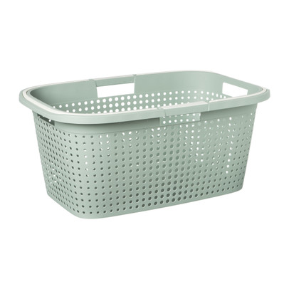 Wasmand Novi met handvat  – groen – 38 liter