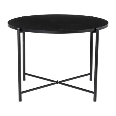 Salontafel Noah – zwart – ø60×40 cm