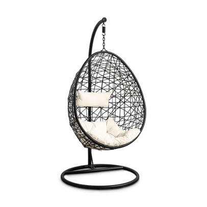 Hangstoel swing – zwart – 95x95x200 cm