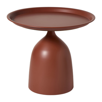 Bijzettafel Bas – bordeaux rood – ø51×43.5 cm