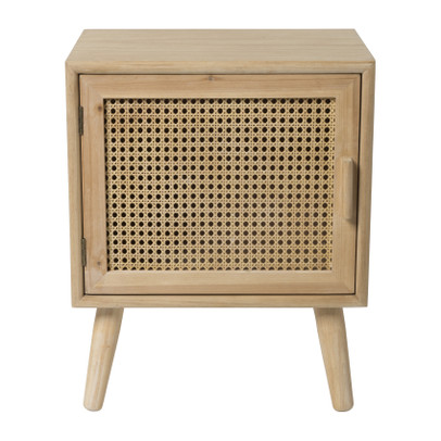 Webbing Java nachtkastje met deur – 56x45x31 cm