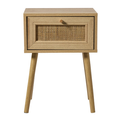 Webbing nachtkastje Batavia – bruin – 55x39x30 cm
