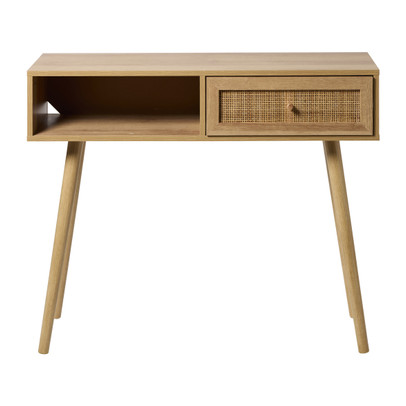 Webbing sidetable Batavia – bruin – 81x100x30 cm