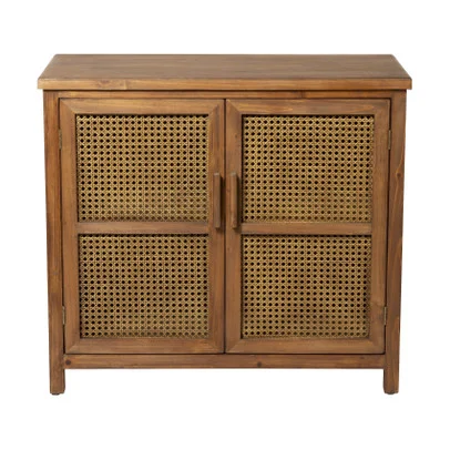 Webbing kast Bandung – bruin – 72×80.5×39 cm