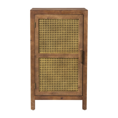 Webbing nachtkastje Bandung – bruin – 80.5x45x40.5 cm