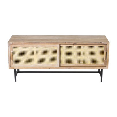 Webbing dressoir – metalen poten – 120x42x50 cm