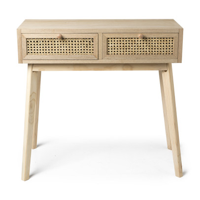 Webbing side table – 2 laden – 80x33x70 cm