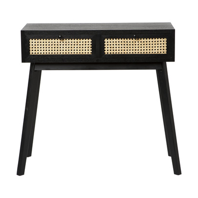 Webbing side table 2 laden – zwart – 80x30x70-cm