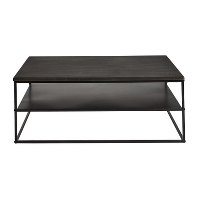 Salontafel Gijs – zwart – 100x60x38 cm