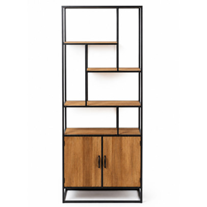 Vakkenkast Charlie met deuren – 73x33x170 cm