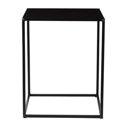Bijzettafel basix – zwart – 40x40x50 cm