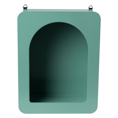 Wandkastje Zaha – groen – 26.8×20.5×10 cm
