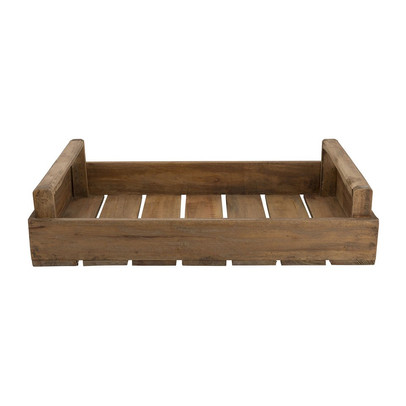Tray met handvaten – recycled hout – 70x44x15 cm
