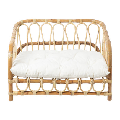 Rotan hondenmand – 70x60x45 cm
