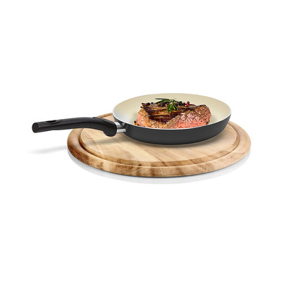 Koekenpan 24 cm zwart